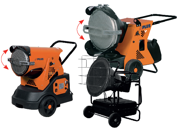 Gammes de radiants gaz.