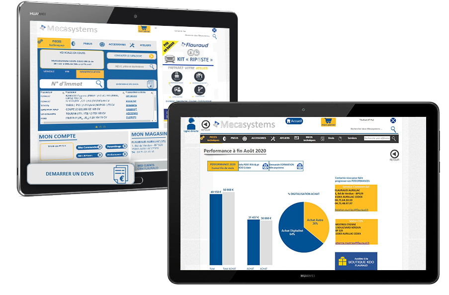 Mecasystems homepage devis performance