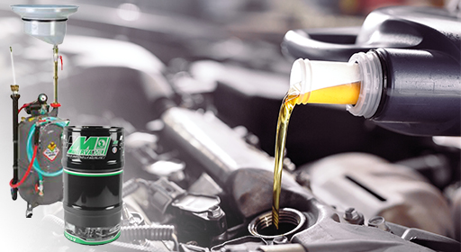 Huile lubrifiant matériel vidange