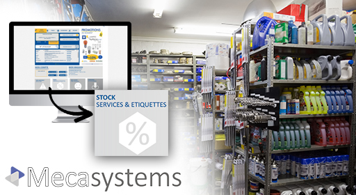Stock service et étiquettes sur Mecasystems