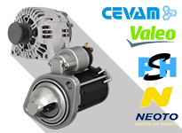 Alternateurs et démarreurs