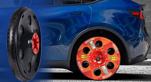 Illustration de la Roue Universelle pour dépannage roue bloquée ENOVCAR