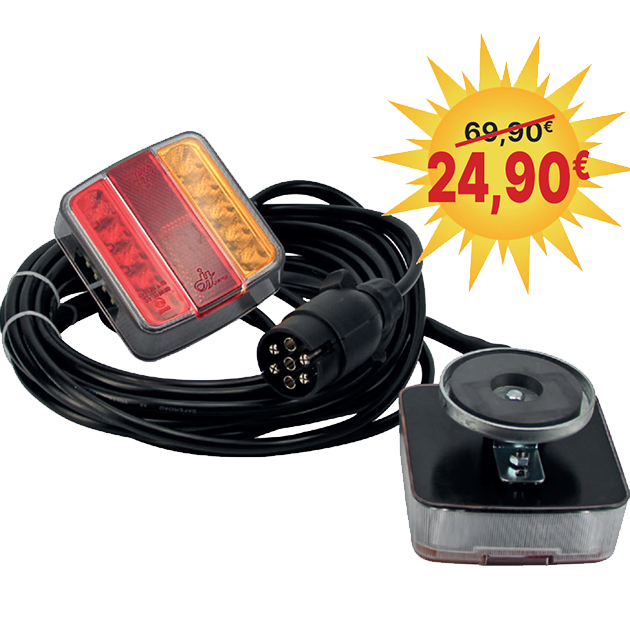 Kit éclairage magnétique remorque LED