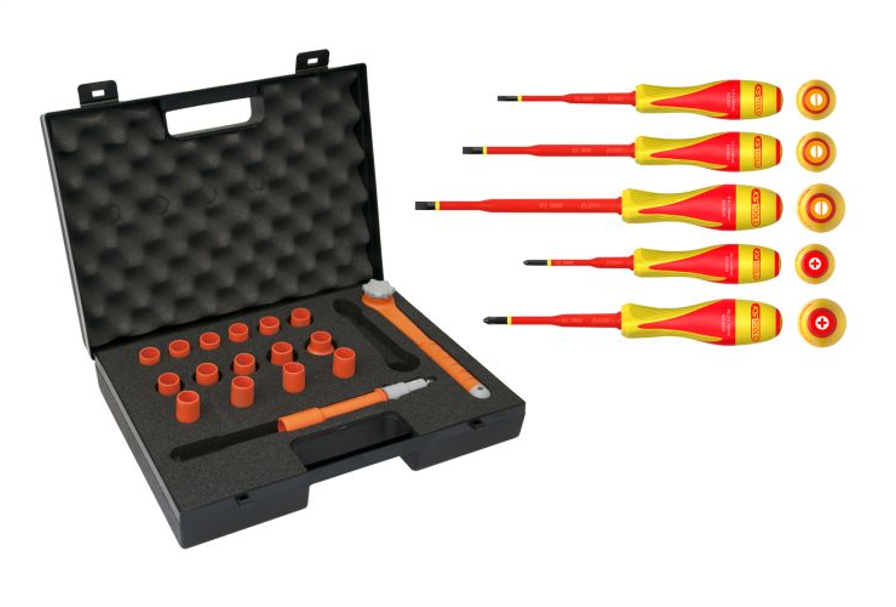 Kit outillage isolé 112.1434 véhicule électrique