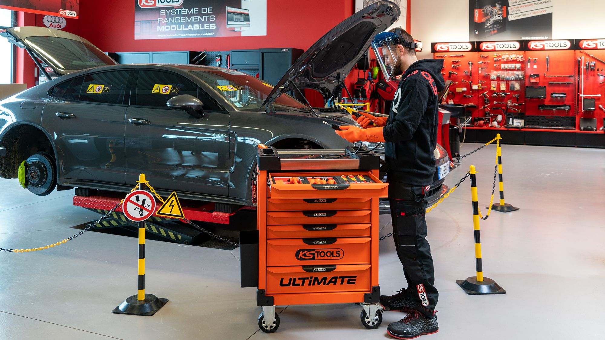 Outillage pour intervenir sur les véhicules électriques