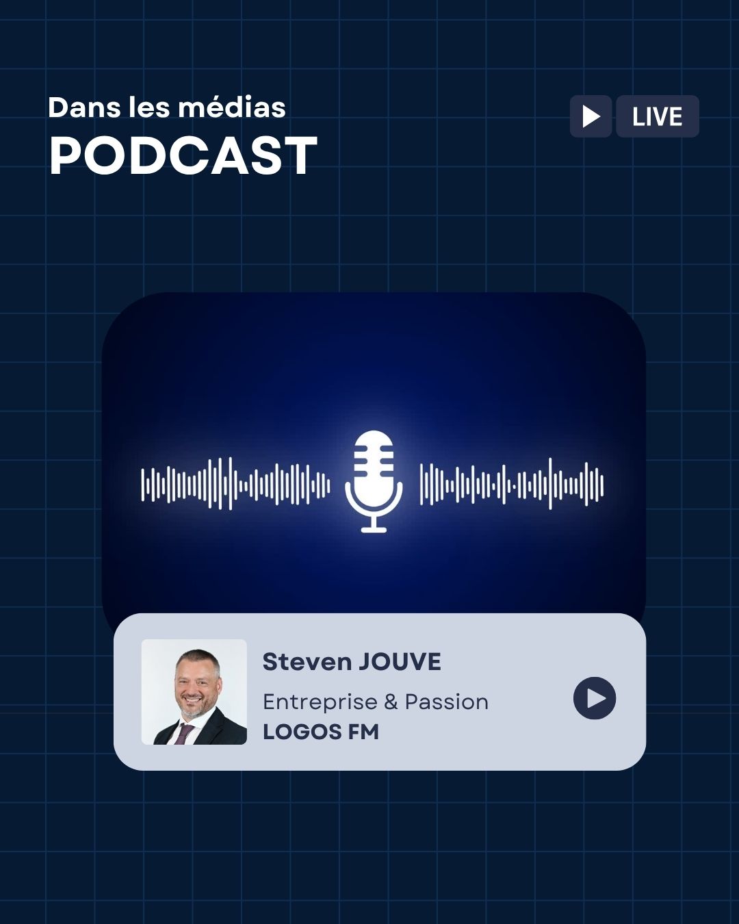 Steven JOUVE, Directeur Commercial de Flauraud, invité de l’émission Entreprise & Passion sur LOGOS FM Interview de Steven JOUVE sur le parcours et les ambitions de Flauraud. Podcast Flauraud consacré aux équipes, aux clients et au plan CAP 2028